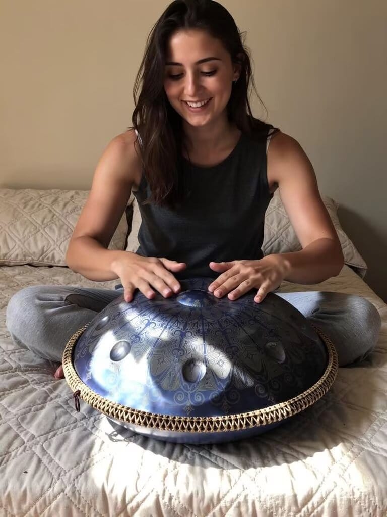 Customer photo review of Cosmos handpan - Oberon Pulse handpan pan drum 9/10/12 Notes