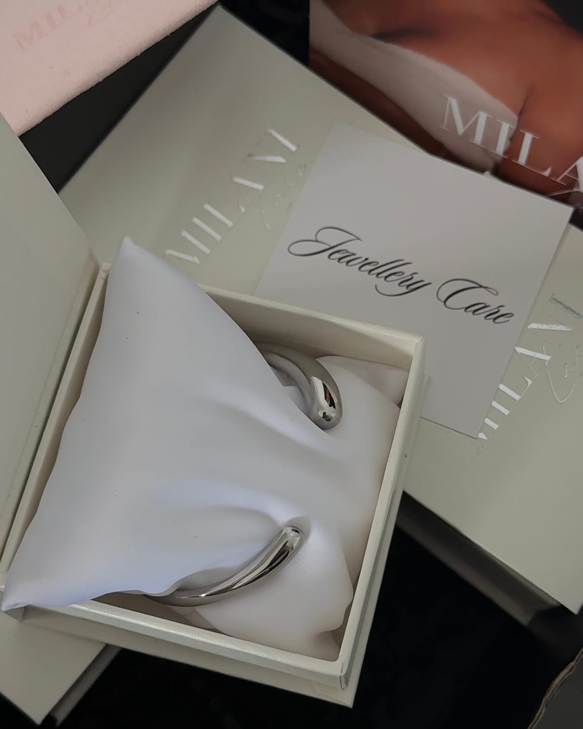 Customer photo review of Lana Cuff Silver