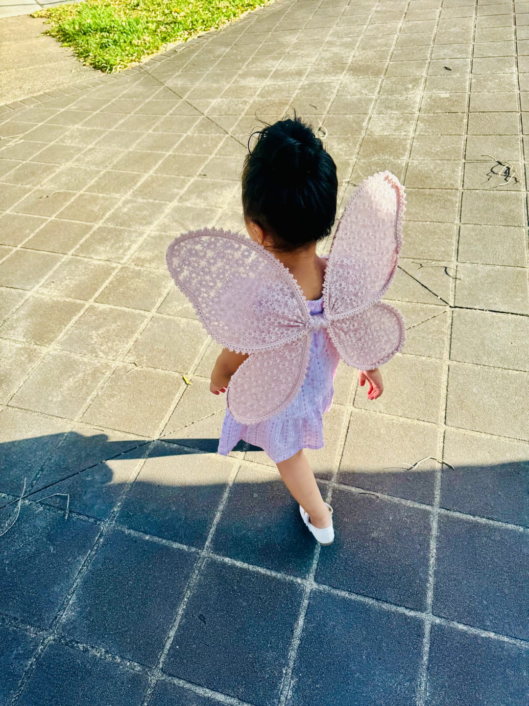 Customer photo review of Wings | Rose Embroidered Daisy