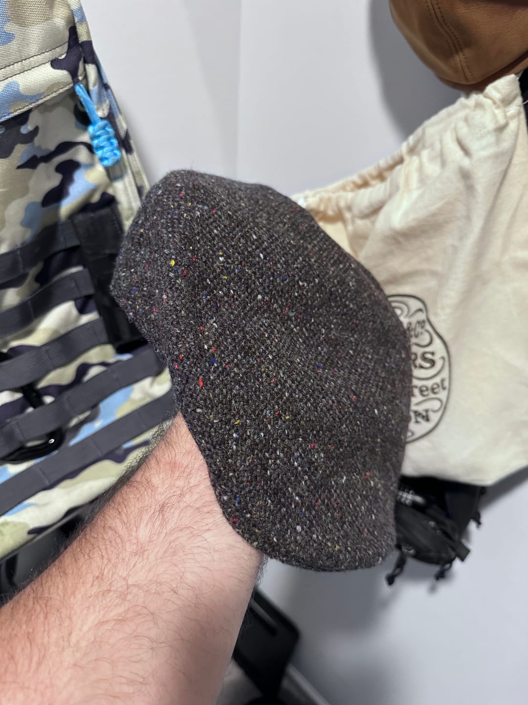Customer photo review of Donegal Touring Cap Tweed