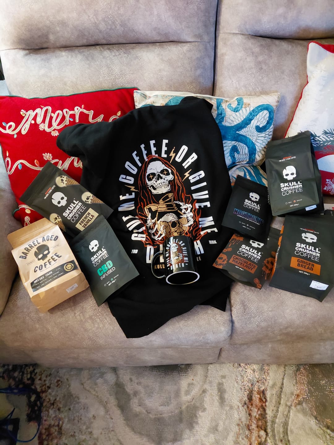 Customer photo review of Skull Crusher Coffee - Nootropic