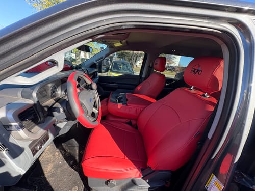 Customer photo review of Premium Custom-Fit Seat Covers