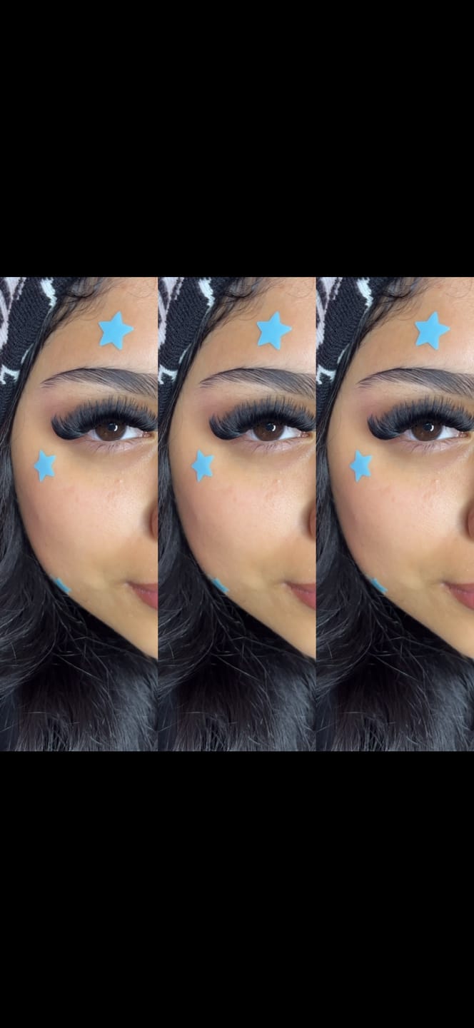 Customer photo review of Cashmere Volume Lash Extensions 0.03mm