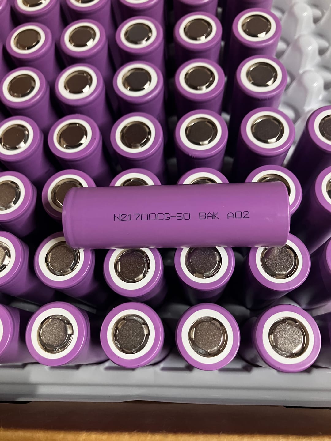 Customer photo review of BAK N21700CG-50 21700 Li-ion Battery 5000mAh 3.6V 10A Box of 130