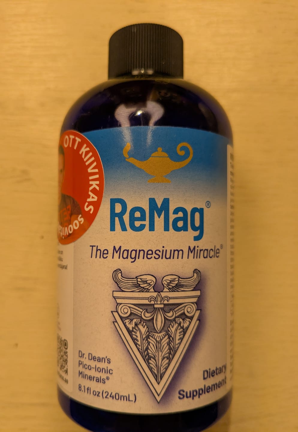 Customer photo review of ReMag® Liquid Magnesium, 240ml (toidulisand magneesiumiga)