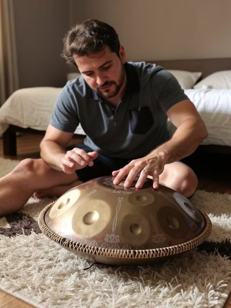 Customer photo review of Cosmos handpan-Pietralis handpan instrument 9/10/12 Notes