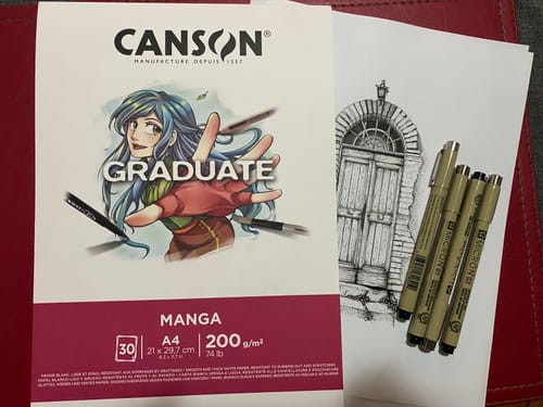 Customer photo review of Canson - Block Manga 30 hojas 200 g/m2