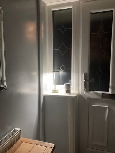 Customer photo review of Cordless Modern Aura Table Lamp - Cordless Table Lamp with Touch Control & Modern Nordic Design