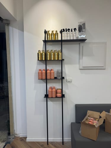 Customer photo review of ספריית מדפים בהזמנה אישית