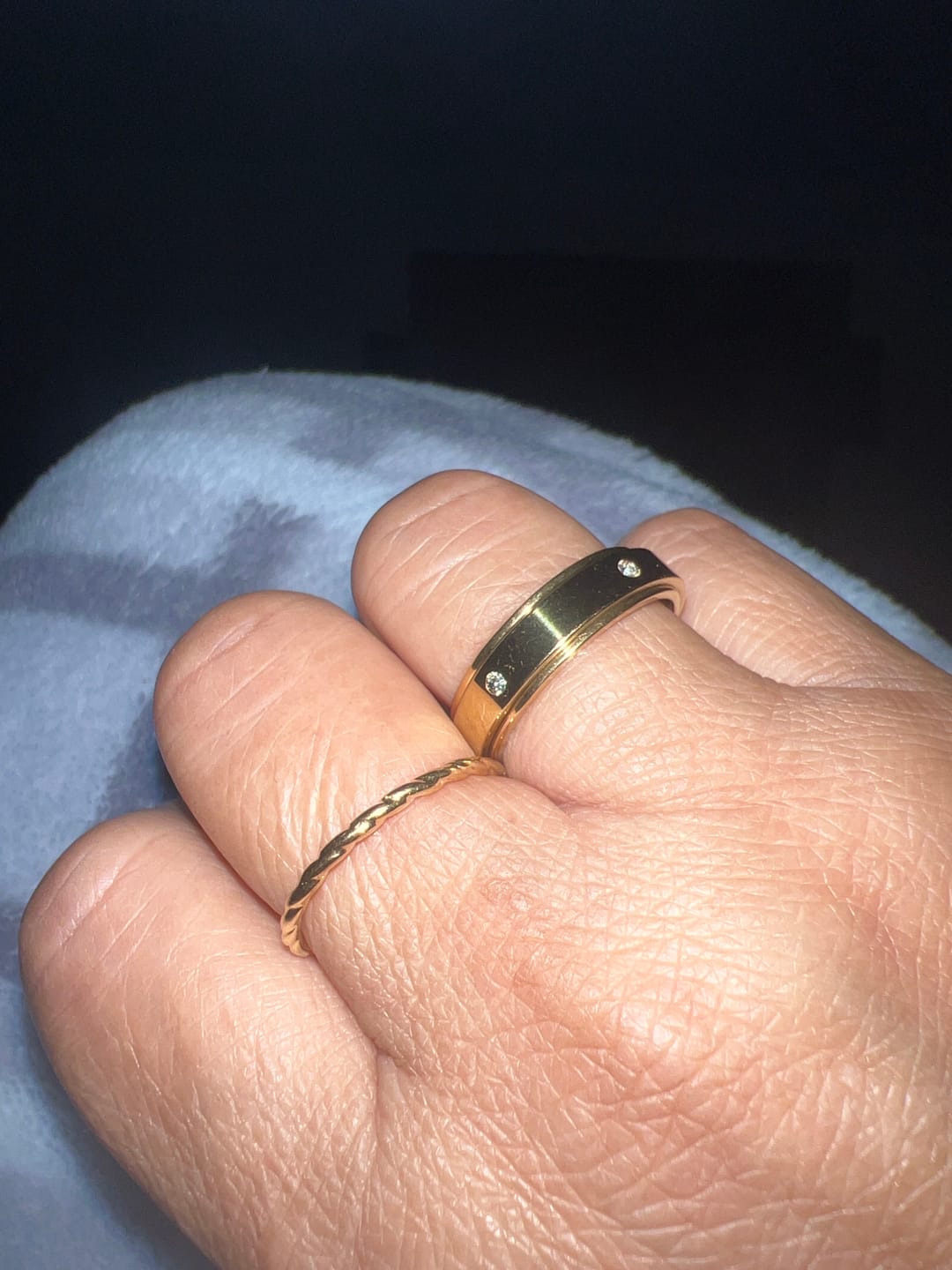 Customer photo review of Spins Love Ring
