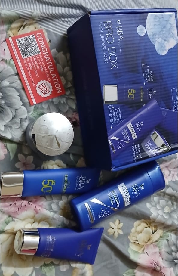 Customer photo review of Men Box (Hyaluronic Acid)