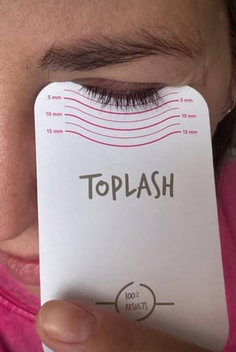 Customer photo review of Toplash eyelash and eyebrow growth serum — 3ml