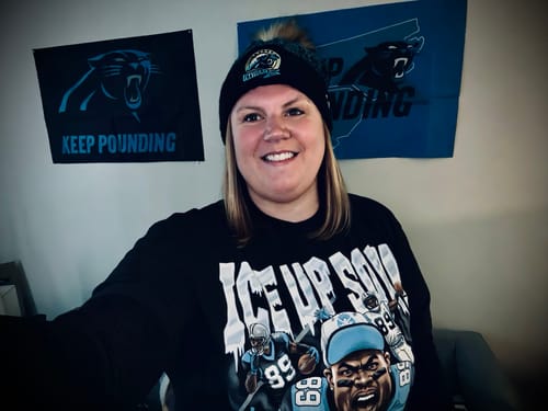 Customer photo review of Steve Smith Sr. x Glory Days Apparel Icons "Ice Up Son" T-Shirt