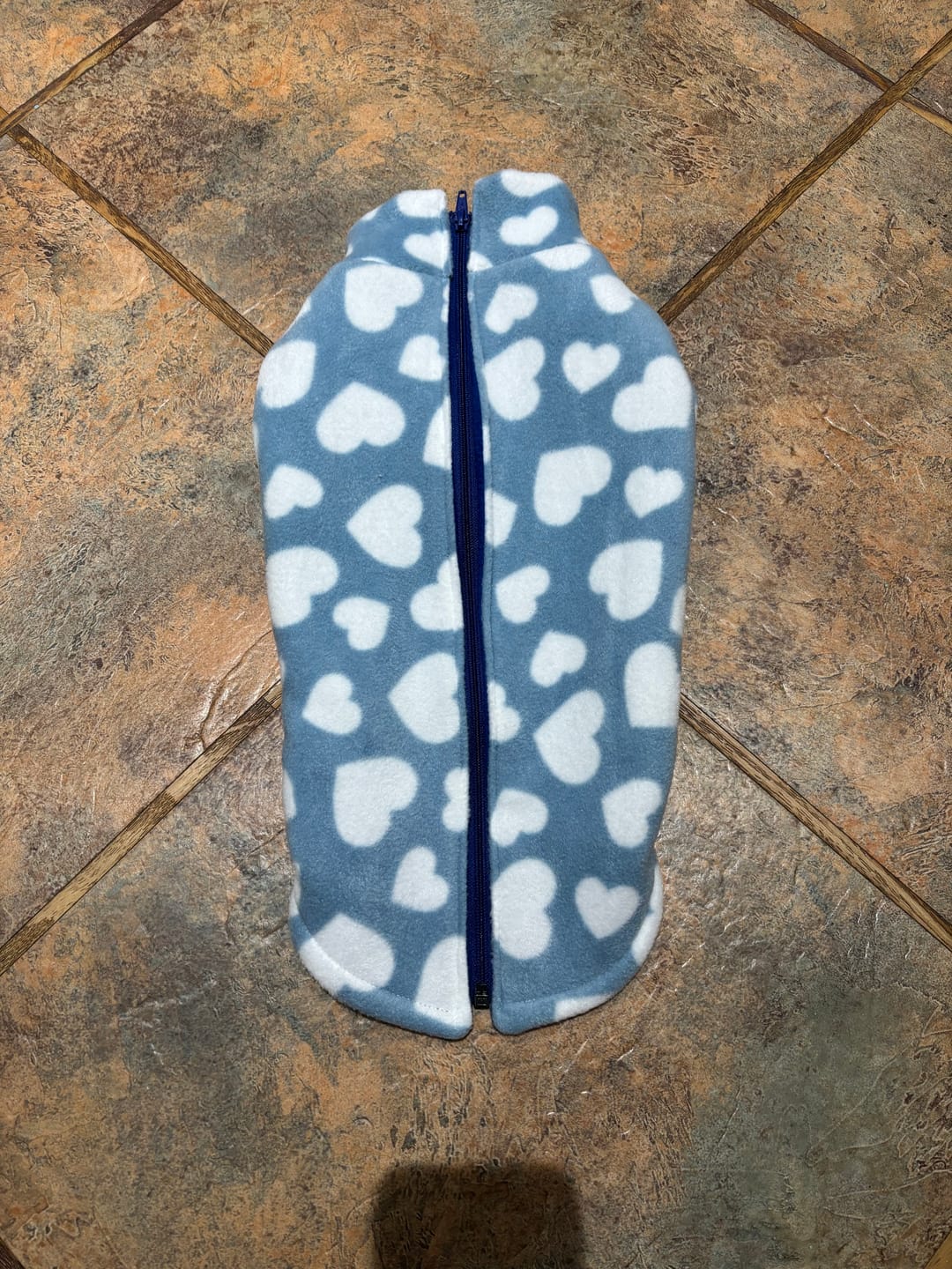 Customer photo review of All Over Hearts Anti Pill Polar Fleece Fabric