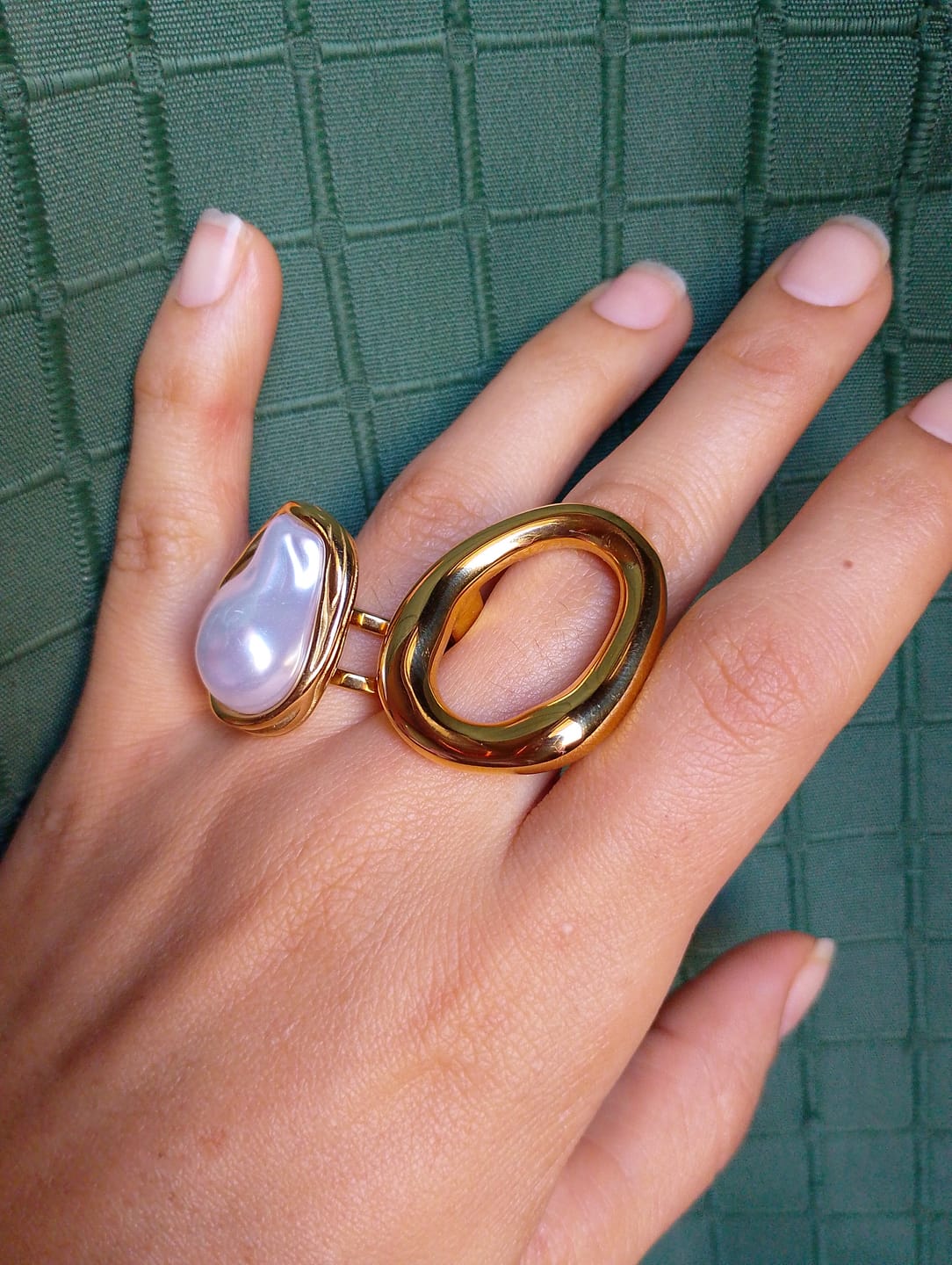 Customer photo review of Anillo Rust