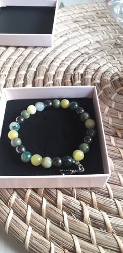 Customer photo review of »Hoffnung« Blockadenlöser aus Citrin, Achat, Jade und Hämatit