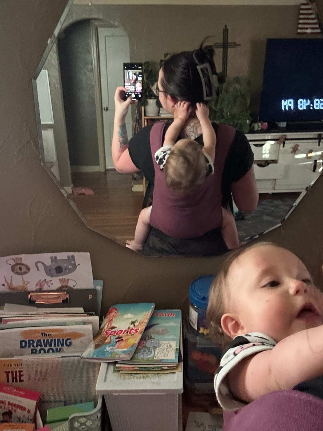 Customer photo review of Happy Baby Original Baby Carrier