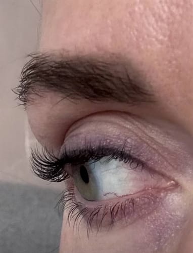 Customer photo review of Toplash eyelash and eyebrow growth serum — 3ml