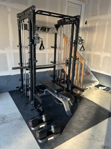 Customer photo review of RitFit M1 PRO Multi-Functional Smith Machine with Cable Crossover System and Squat Rack for Home Gym