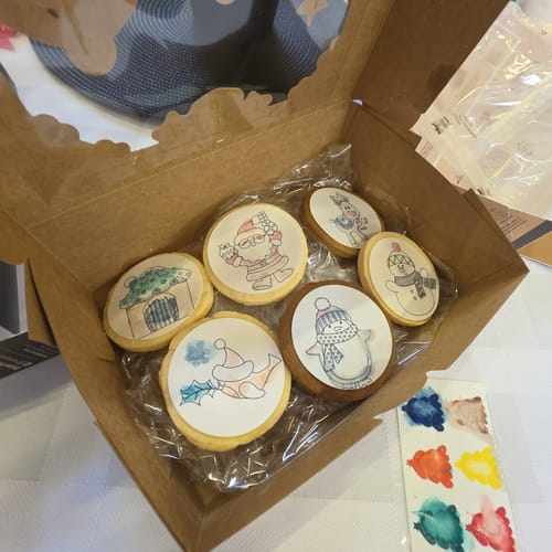 Customer photo review of Paint Your Own PYO Kit - Santa & Friends