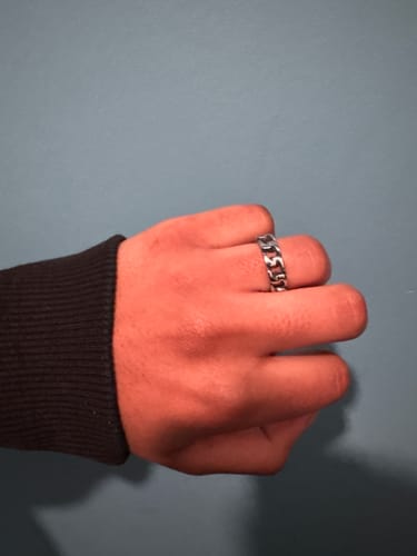 Customer photo review of Cuban Ring