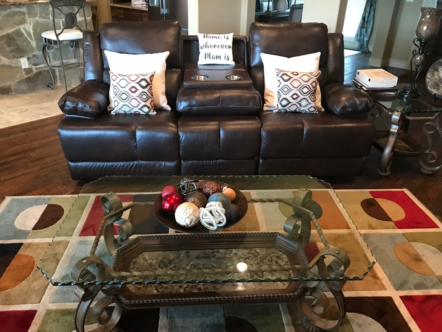 Customer photo review of Mom - Giant Post Card Blanket Gift