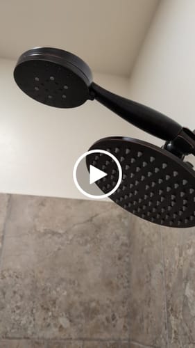 Customer video review of 3-Spray Dual Shower Head Set