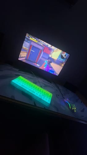 Customer photo review of Snow Swirl Mousepad