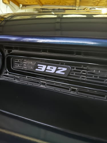 Customer photo review of LED Badges: Multicolor (Mopar vehicles)