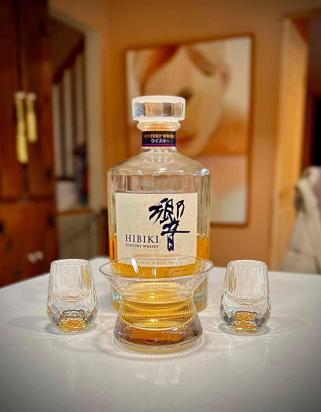 Customer photo review of Kin – Japanese Gold Foil Sake Glass