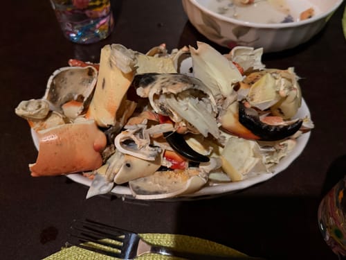 Customer photo review of Jumbo Stone Crab Claws