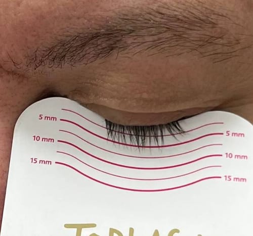 Customer photo review of Toplash eyelash and eyebrow growth serum — 3ml