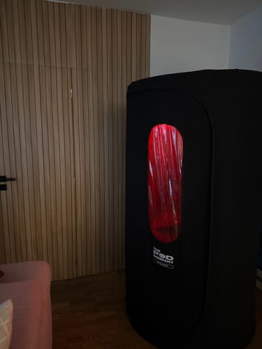 Customer photo review of The Sauna Pod