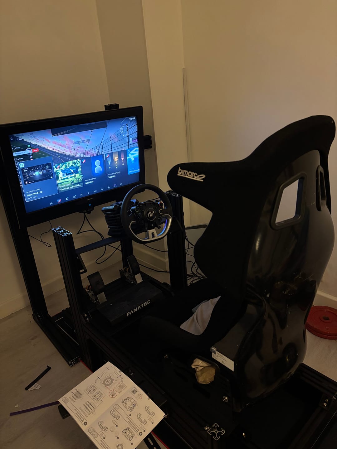 Customer photo review of Simulator Monitor Stand