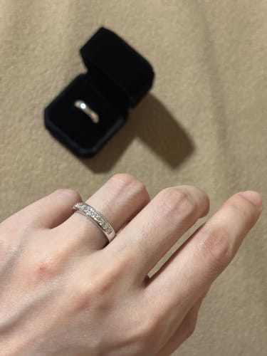 Customer photo review of Palacio Real Wedding Rings