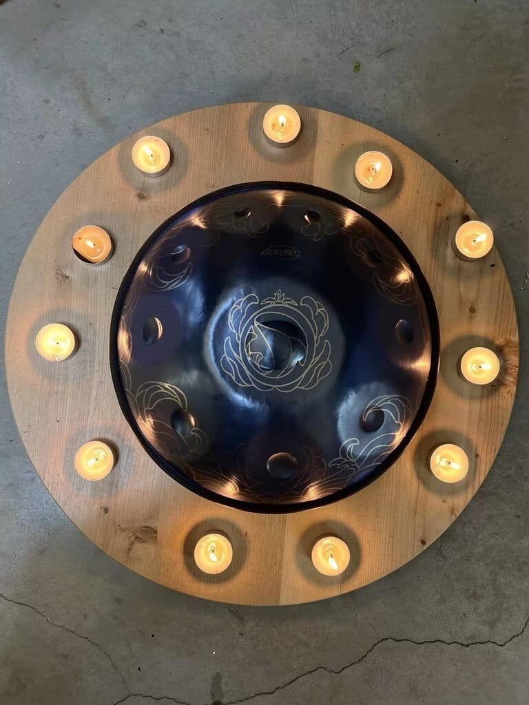 Customer photo review of Cosmoshandpan Handpan Drum - Dolwave | Handpan for Meditation & Yoga