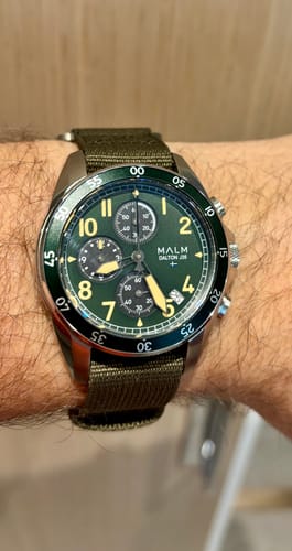 Customer photo review of Glomar Explorer - Hook And Loop Watch Strap