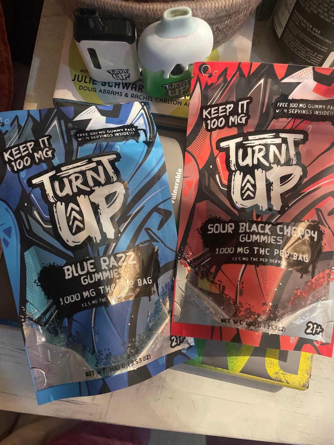 Customer photo review of Gummies - Sour Black Cherry 10pk