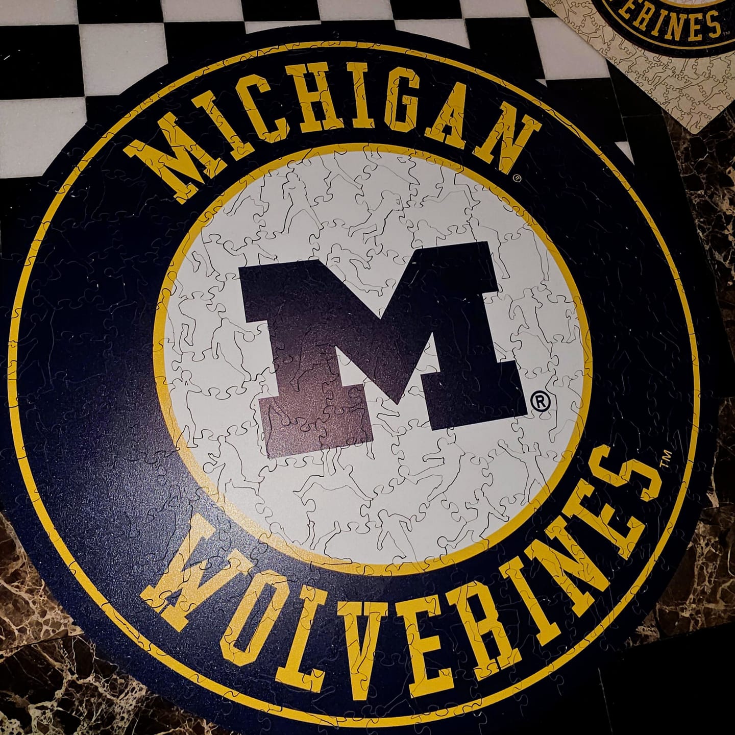 Customer photo review of University of Michigan - Wooden Puzzle