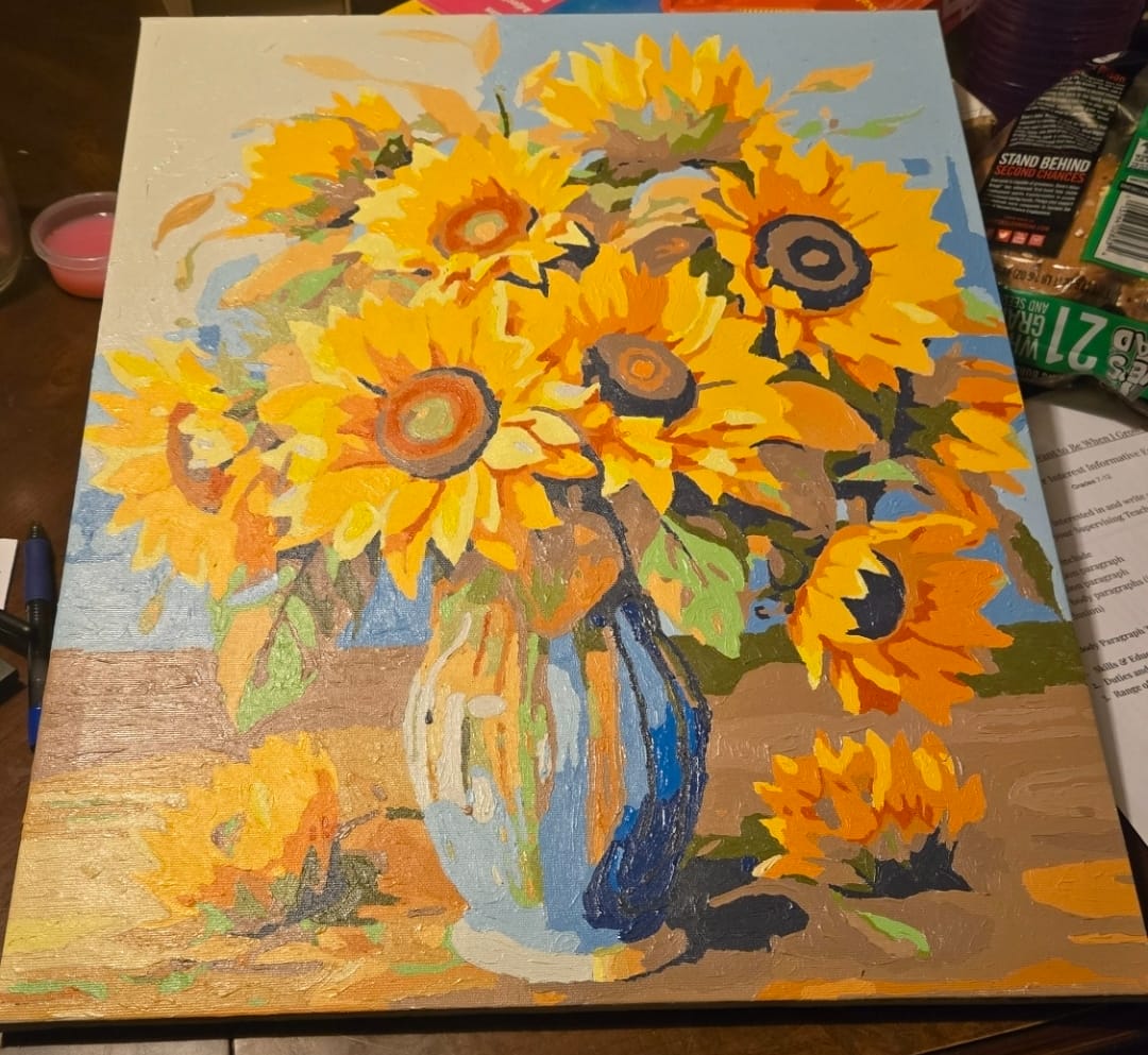 Customer photo review of Vase of Golden Blooms