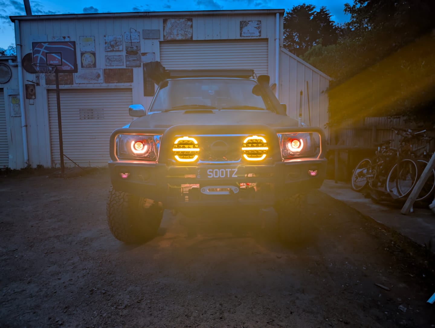 Customer photo review of Covert 9 Inch LED Driving Lights (PAIR W/HARNESS)