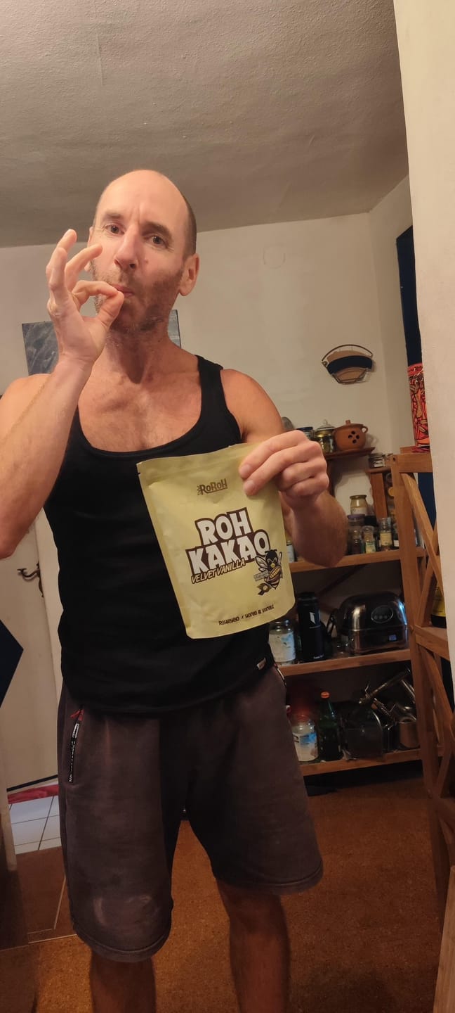 Customer photo review of Velvet Vanilla - Rohkakao TOPPING (Honig & Vanille) 250g