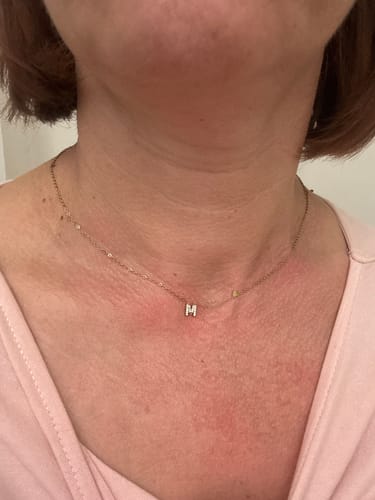Customer photo review of Collana letter love