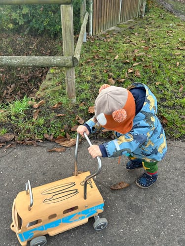 Customer photo review of Woodland Green Star Joggers