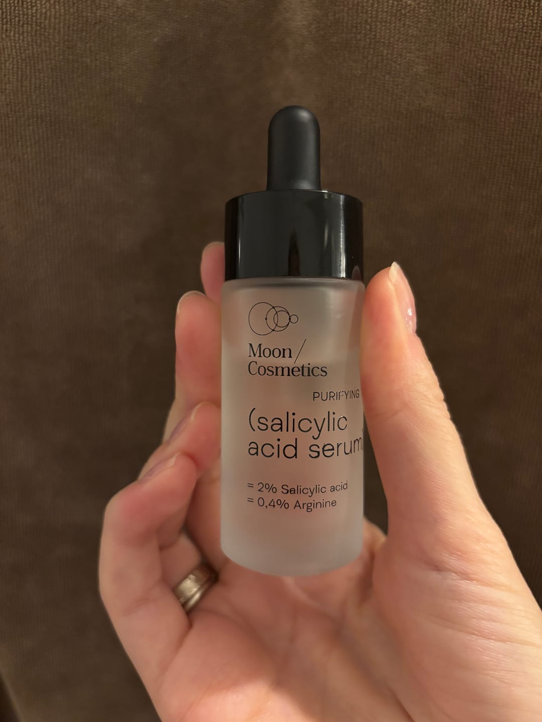 Customer photo review of Salicilo rūgšties serumas nuo spuogų