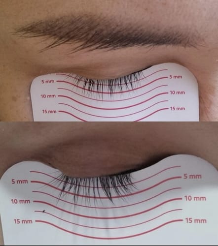Customer photo review of Toplash eyelash and eyebrow growth serum — 3ml