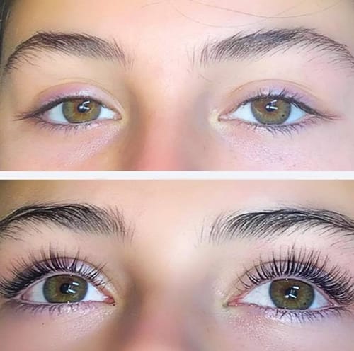 Customer photo review of Toplash eyelash and eyebrow growth serum — 3ml