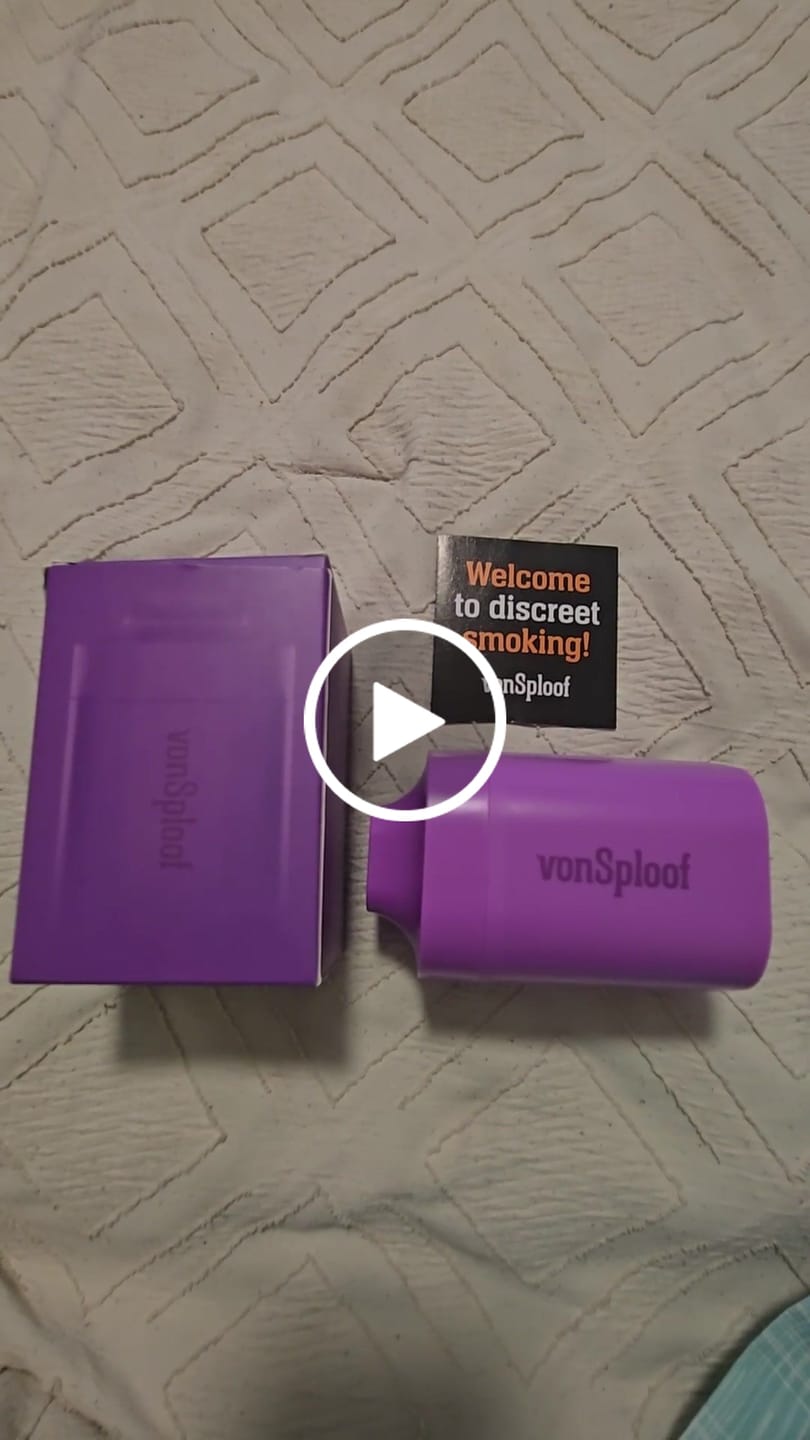 Customer video review of Purple vonSploof Personal Air Filter