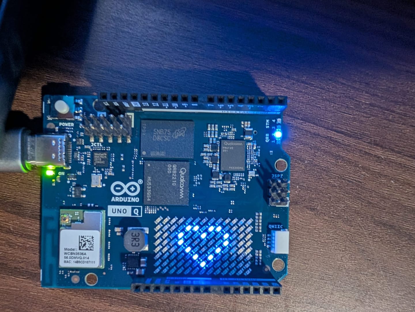 Customer photo review of Arduino UNO Q