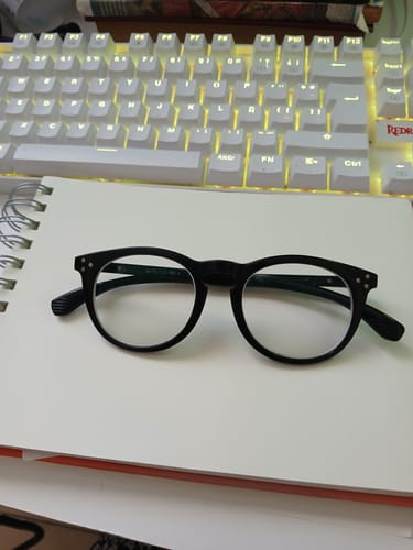 Customer photo review of LENTES ORGANICAS CON ANTIRREFLEX